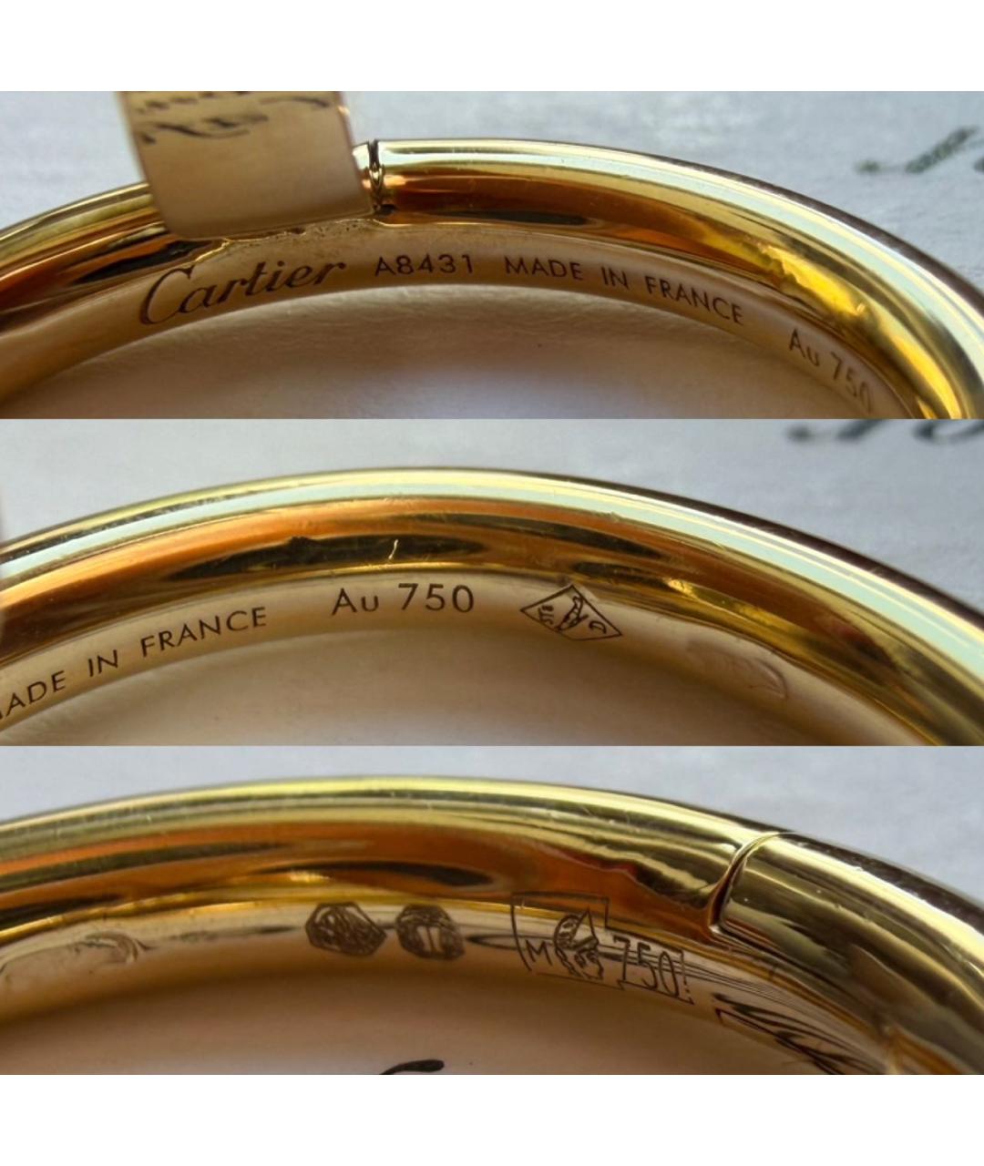CARTIER Золотые запонки из желтого золота, фото 7