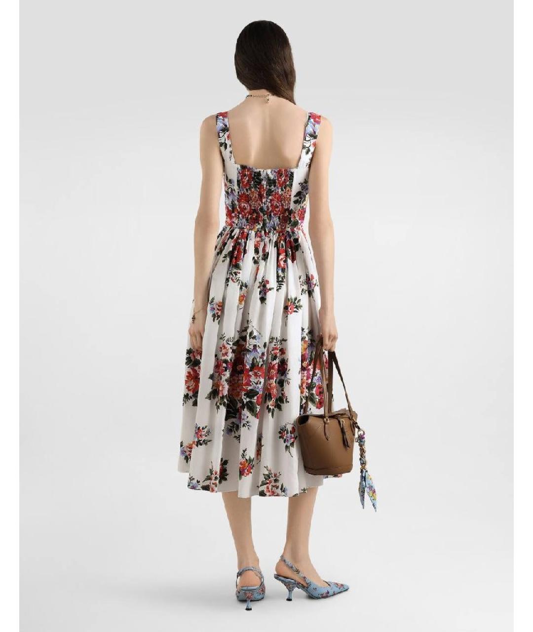 DOLCE&GABBANA Мульти хлопковый сарафан, фото 2