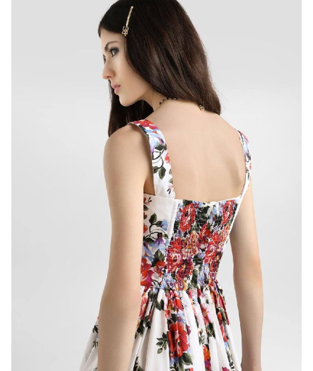DOLCE&GABBANA Мульти хлопковый сарафан, фото 3