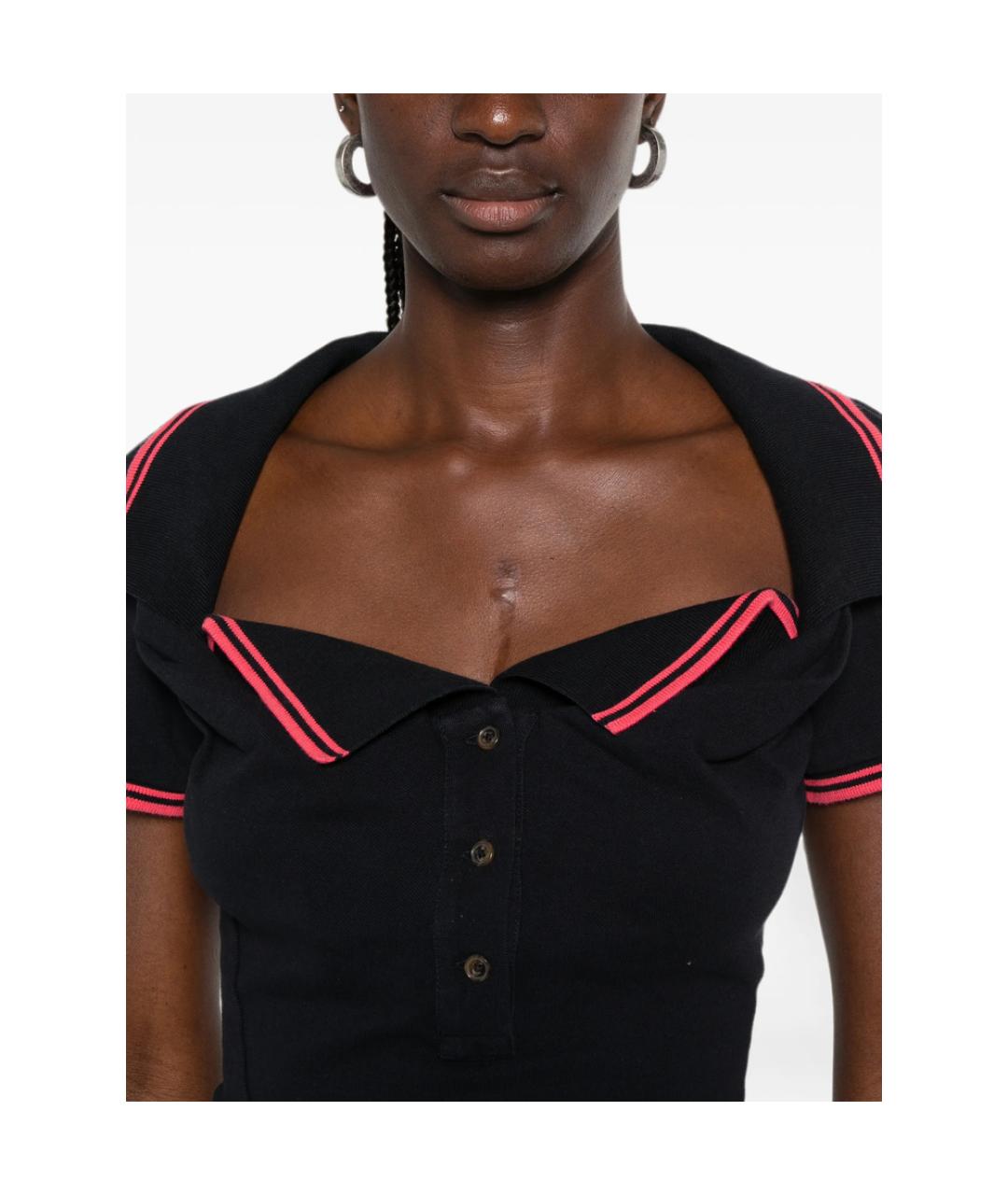 VIVIENNE WESTWOOD Синее хлопковое повседневное платье, фото 5