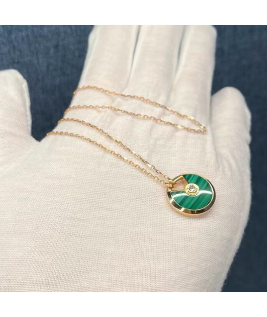 CARTIER Зеленое колье из розового золота, фото 6