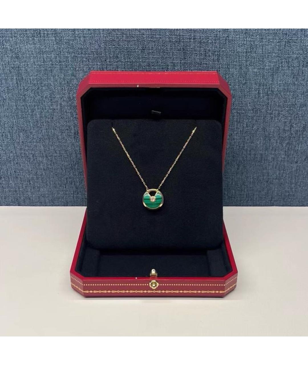 CARTIER Зеленое колье из розового золота, фото 7