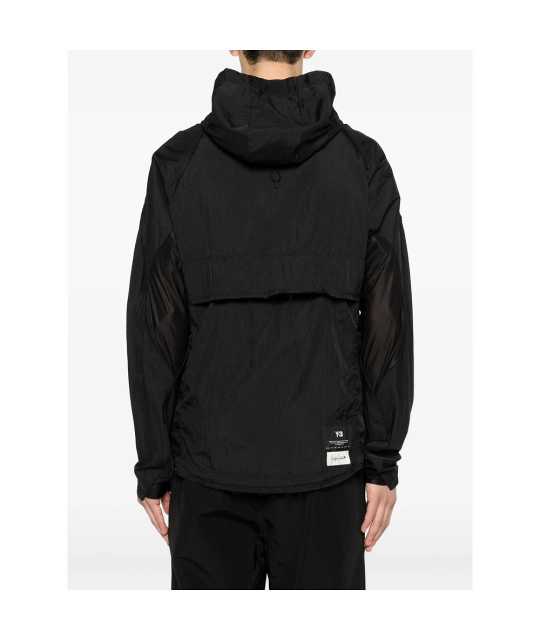 Y-3 Черная полиамидовая куртка, фото 5