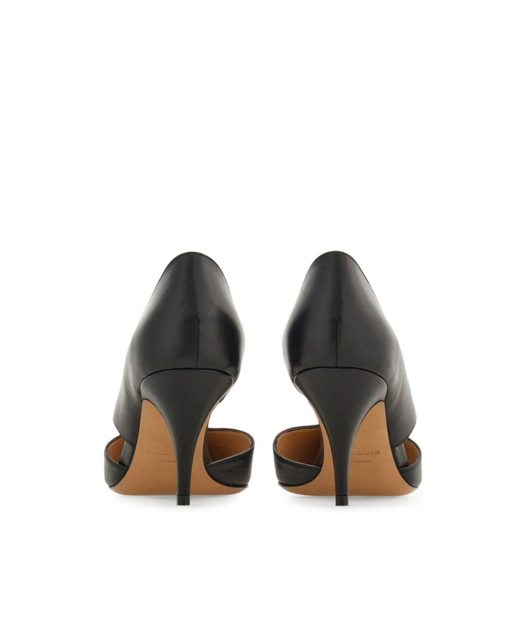FERRAGAMO Черные кожаные туфли, фото 4