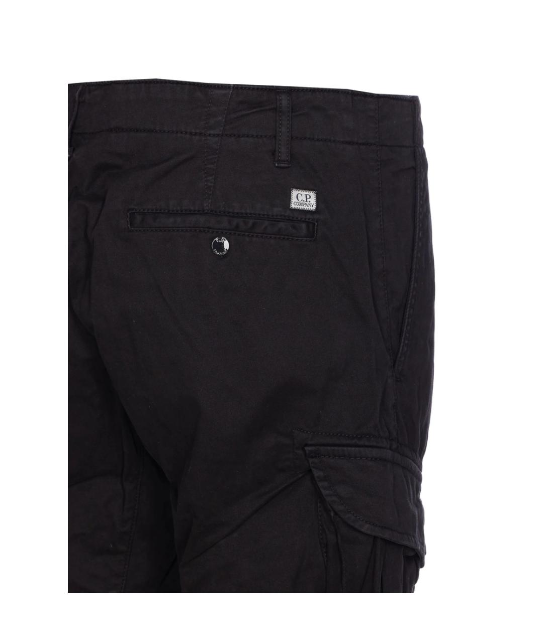 CP COMPANY Черные хлопковые повседневные брюки, фото 2