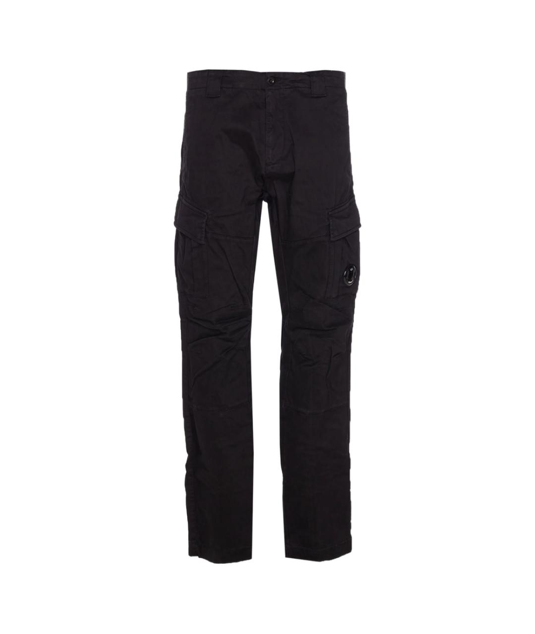 CP COMPANY Черные хлопковые повседневные брюки, фото 1