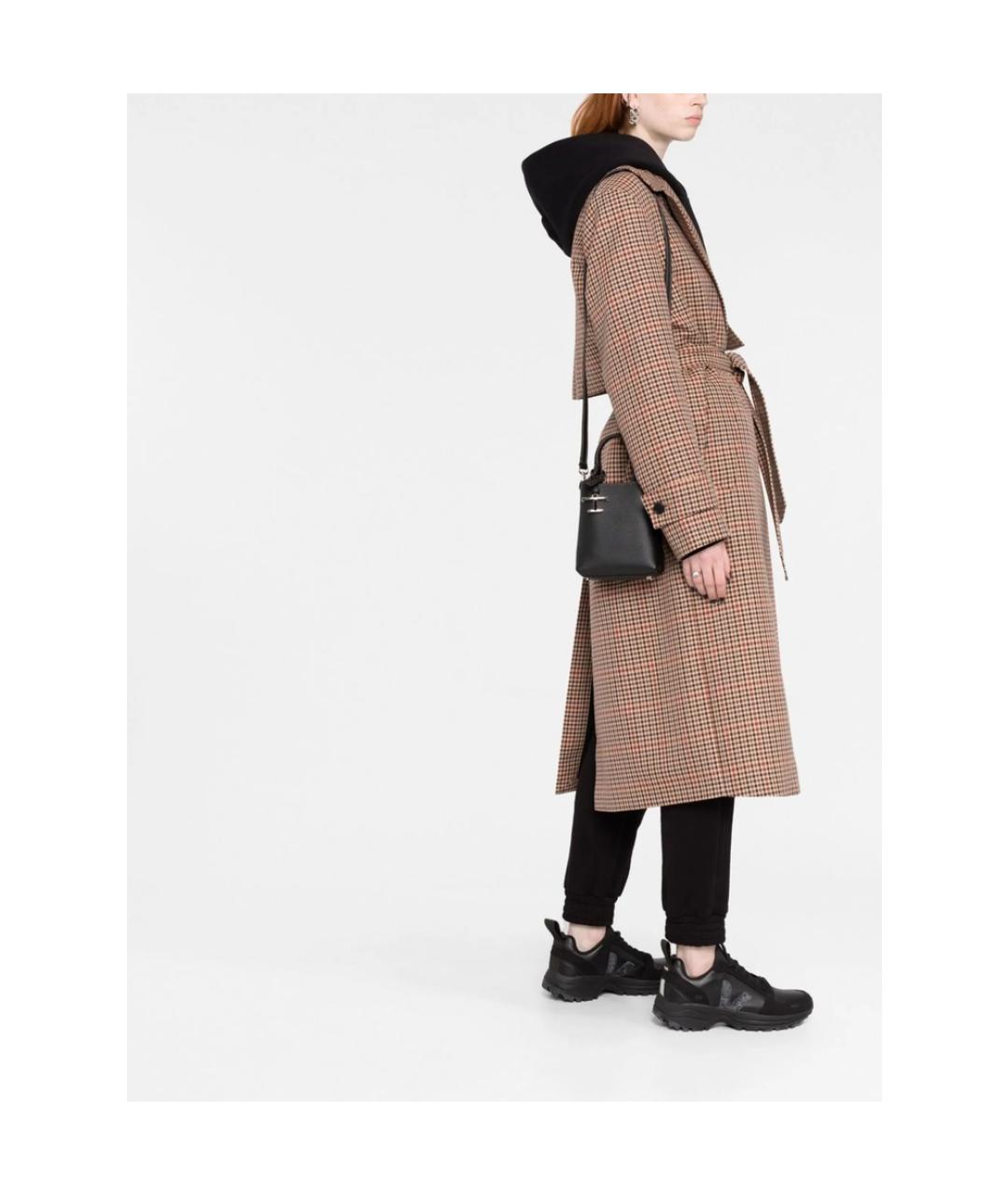 TOD'S Черная кожаная сумка с короткими ручками, фото 4