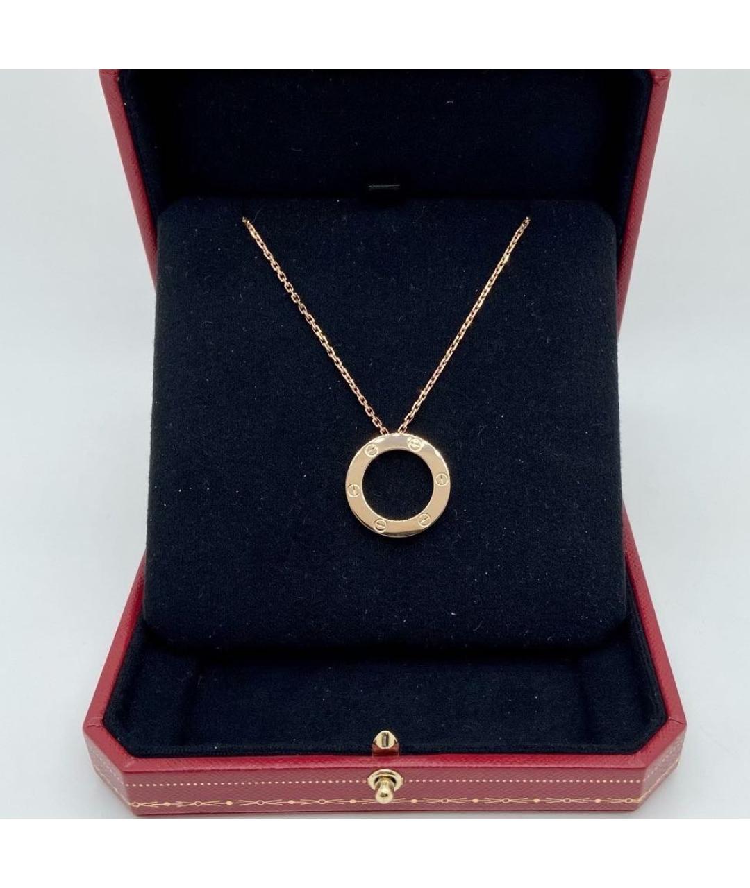 CARTIER Розовое колье из розового золота, фото 2