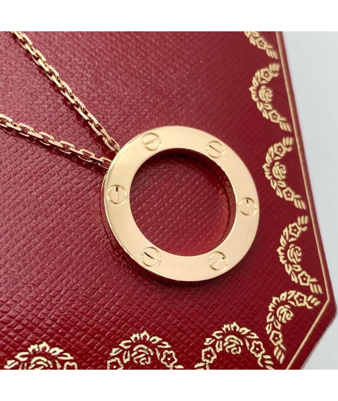 CARTIER Розовое колье из розового золота, фото 3