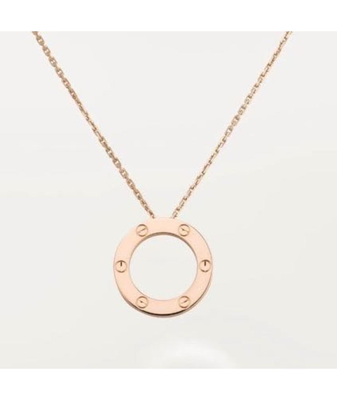 CARTIER Розовое колье из розового золота, фото 7