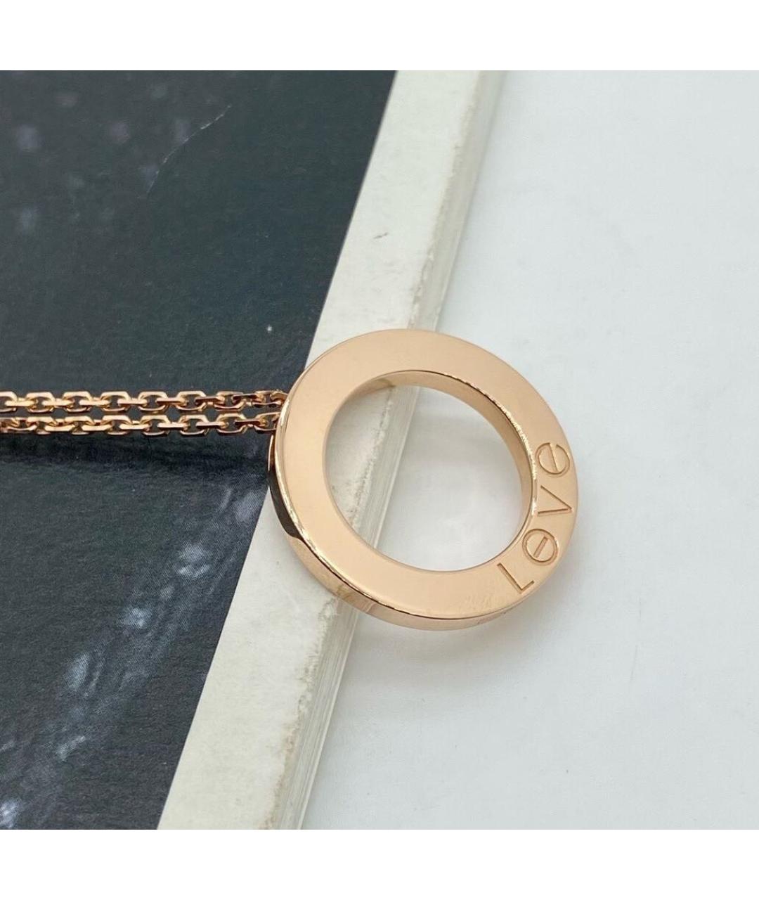 CARTIER Розовое колье из розового золота, фото 6