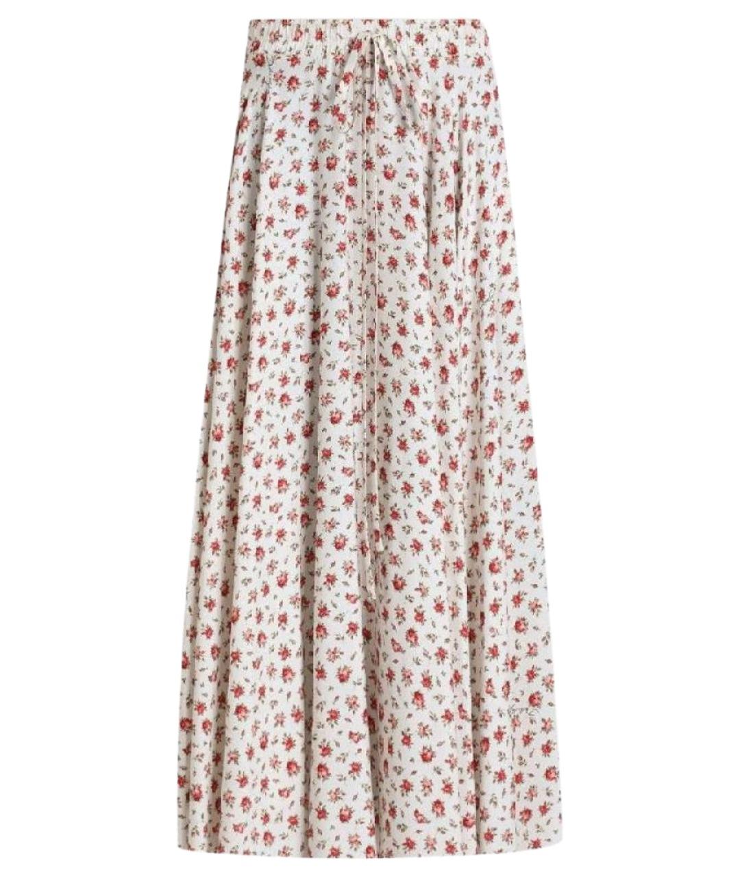 DOLCE&GABBANA Мульти шелковая юбка миди, фото 1