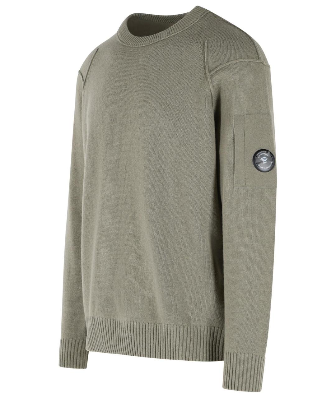 CP COMPANY Бежевый шерстяной джемпер / свитер, фото 2
