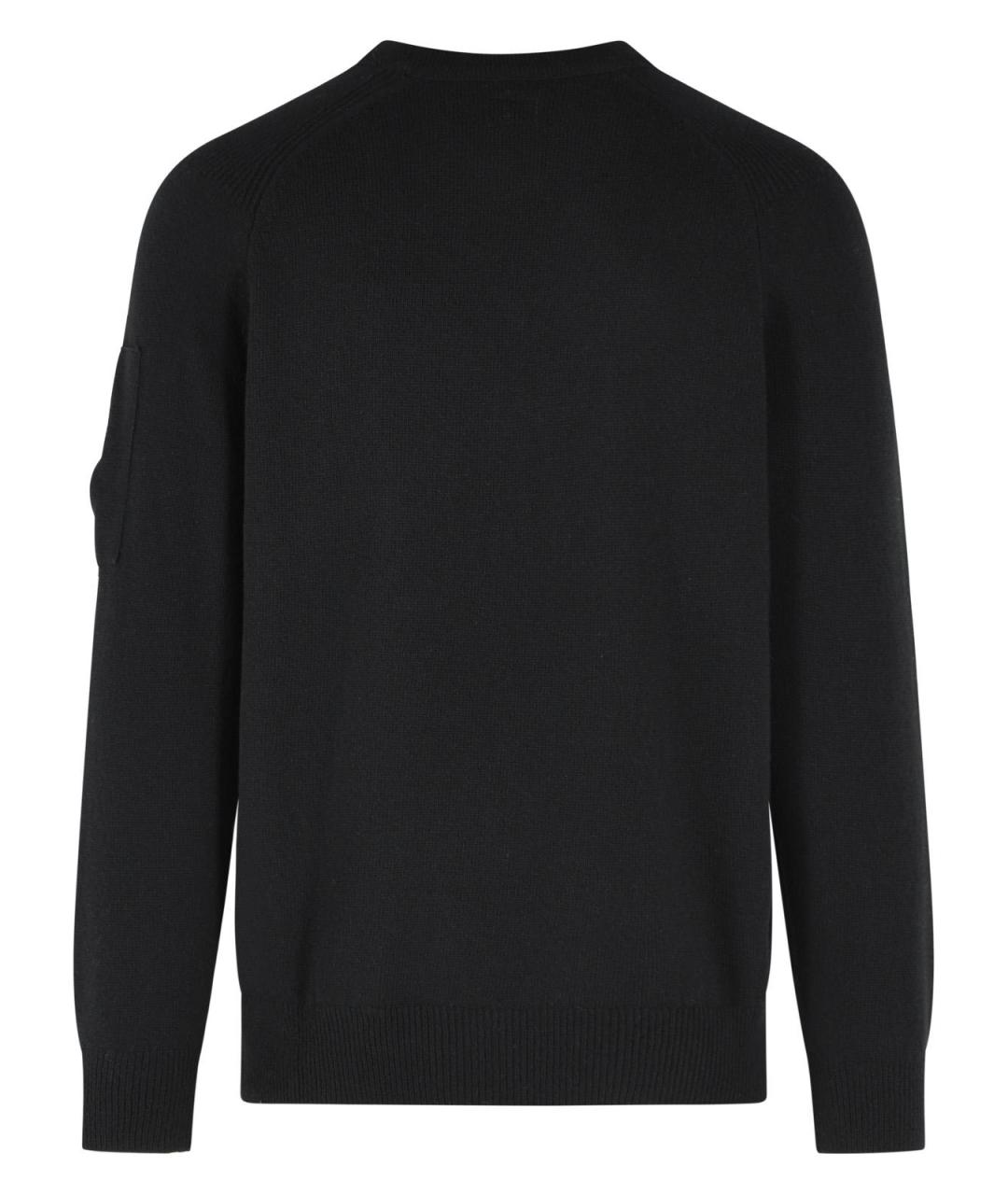 CP COMPANY Черный шерстяной джемпер / свитер, фото 3