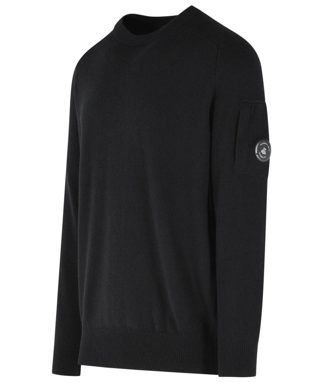 CP COMPANY Черный шерстяной джемпер / свитер, фото 2