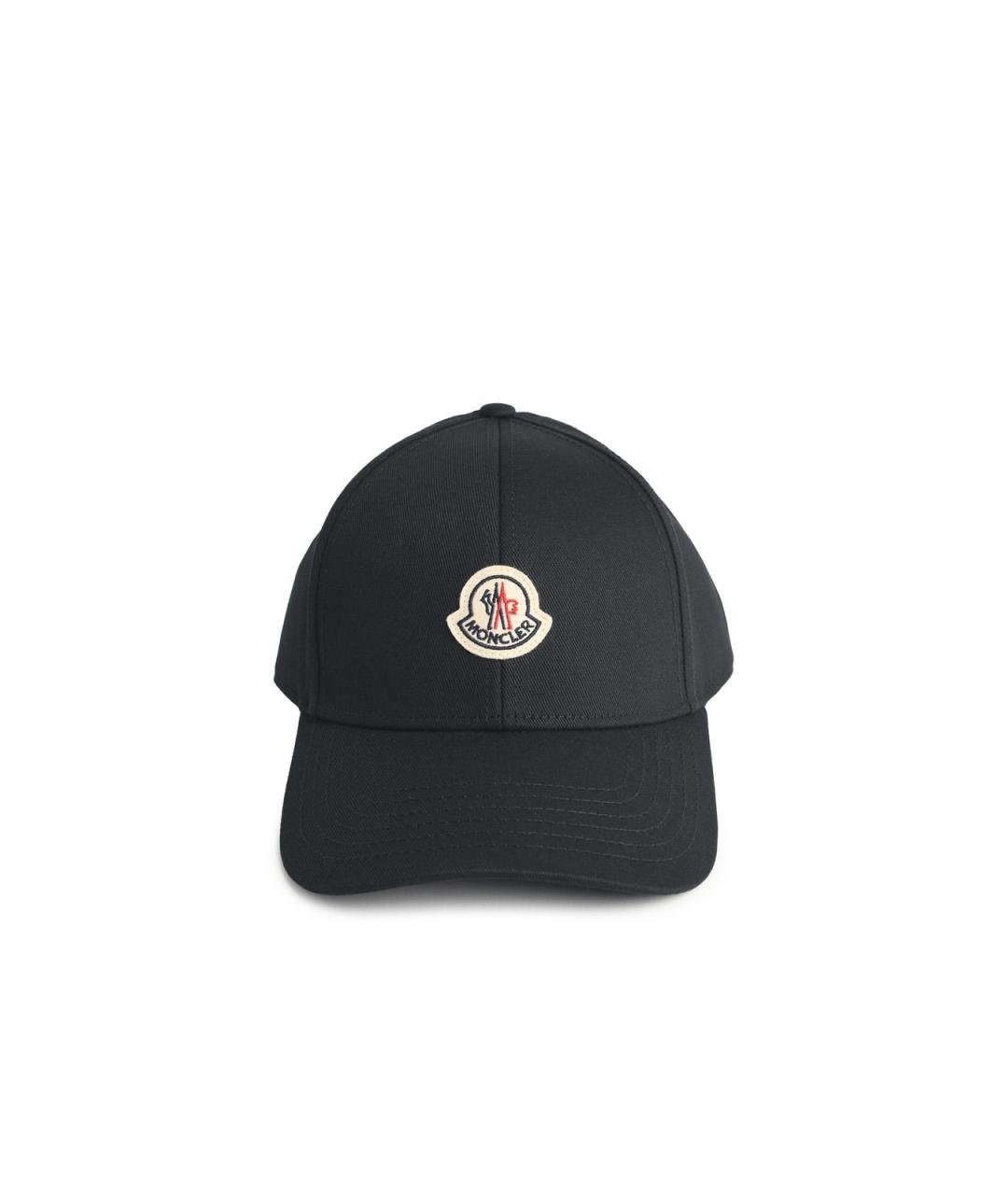 MONCLER Черная хлопковая кепка/бейсболка, фото 1