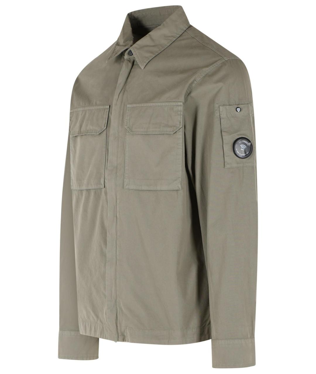 CP COMPANY Бежевая хлопковая куртка, фото 2