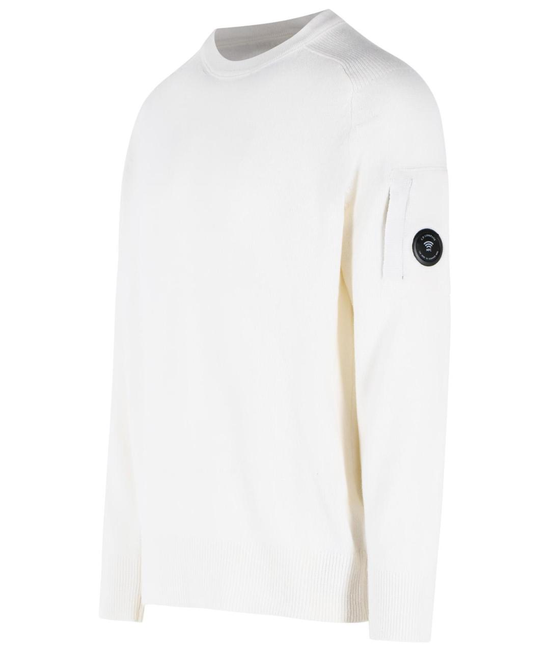 CP COMPANY Белый шерстяной джемпер / свитер, фото 2