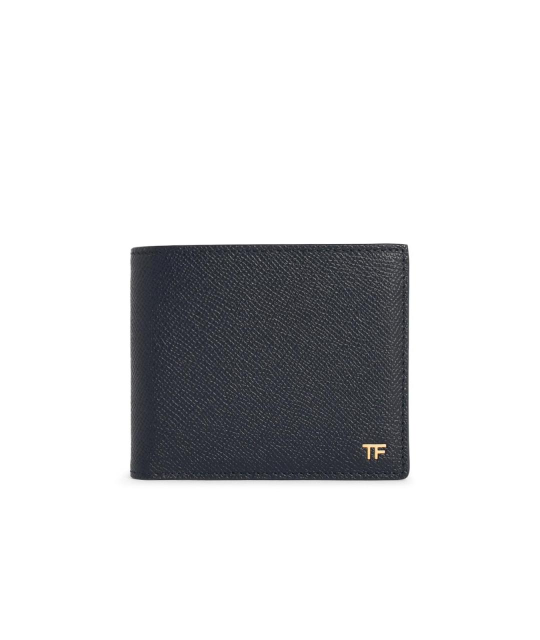 TOM FORD Черный кожаный кошелек, фото 1