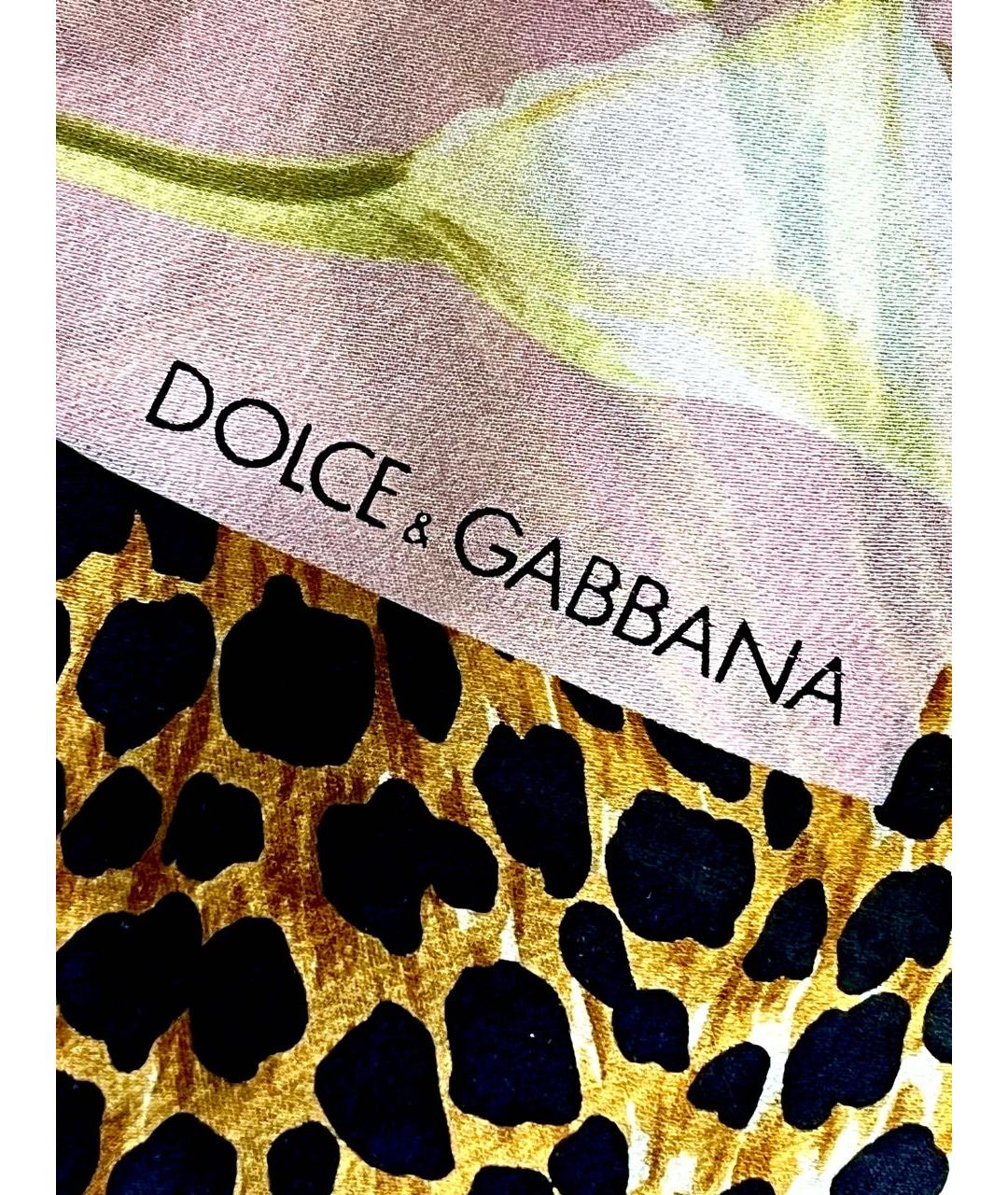 DOLCE&GABBANA Шелковый платок, фото 5