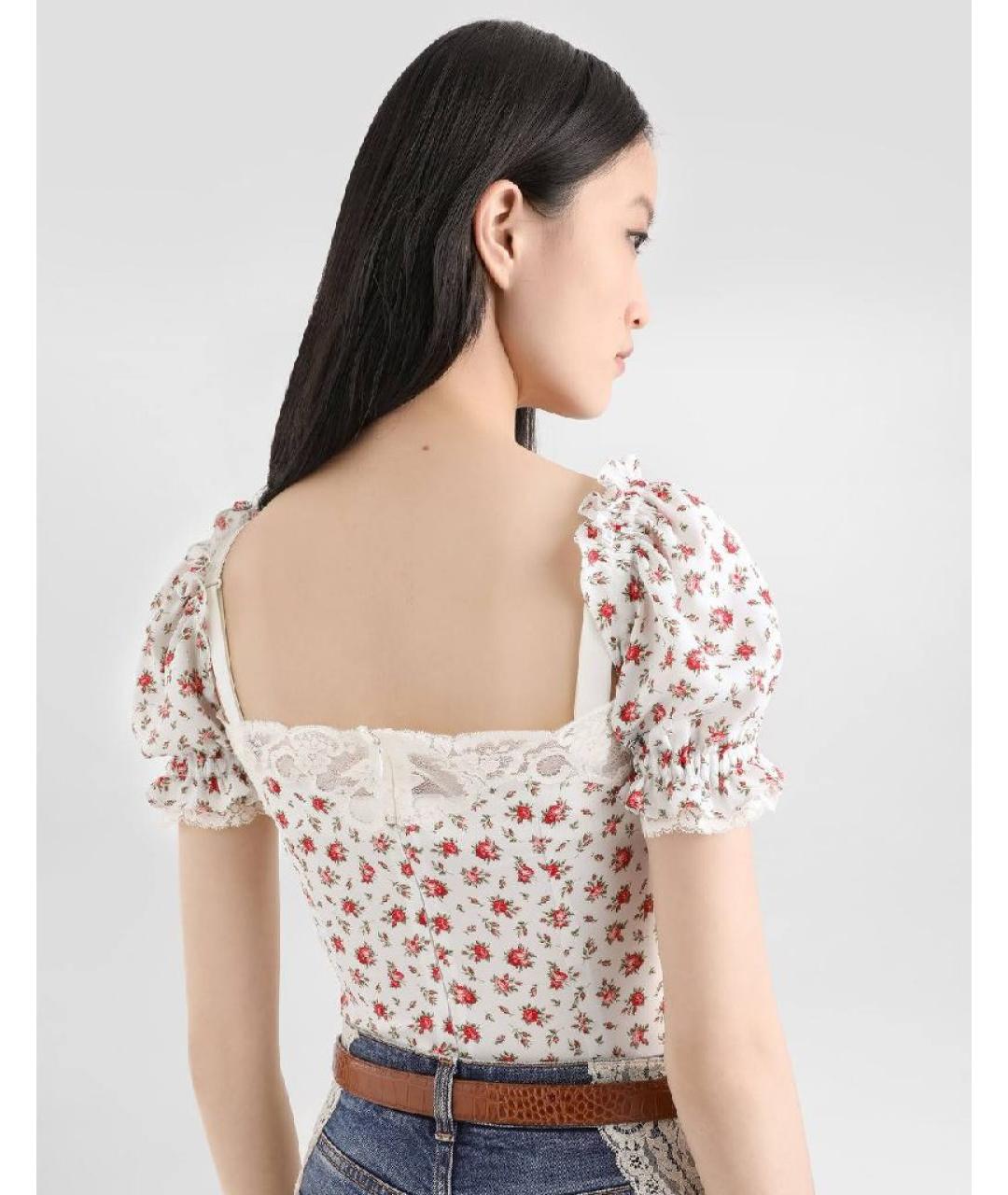 DOLCE&GABBANA Мульти шелковая блузы, фото 2
