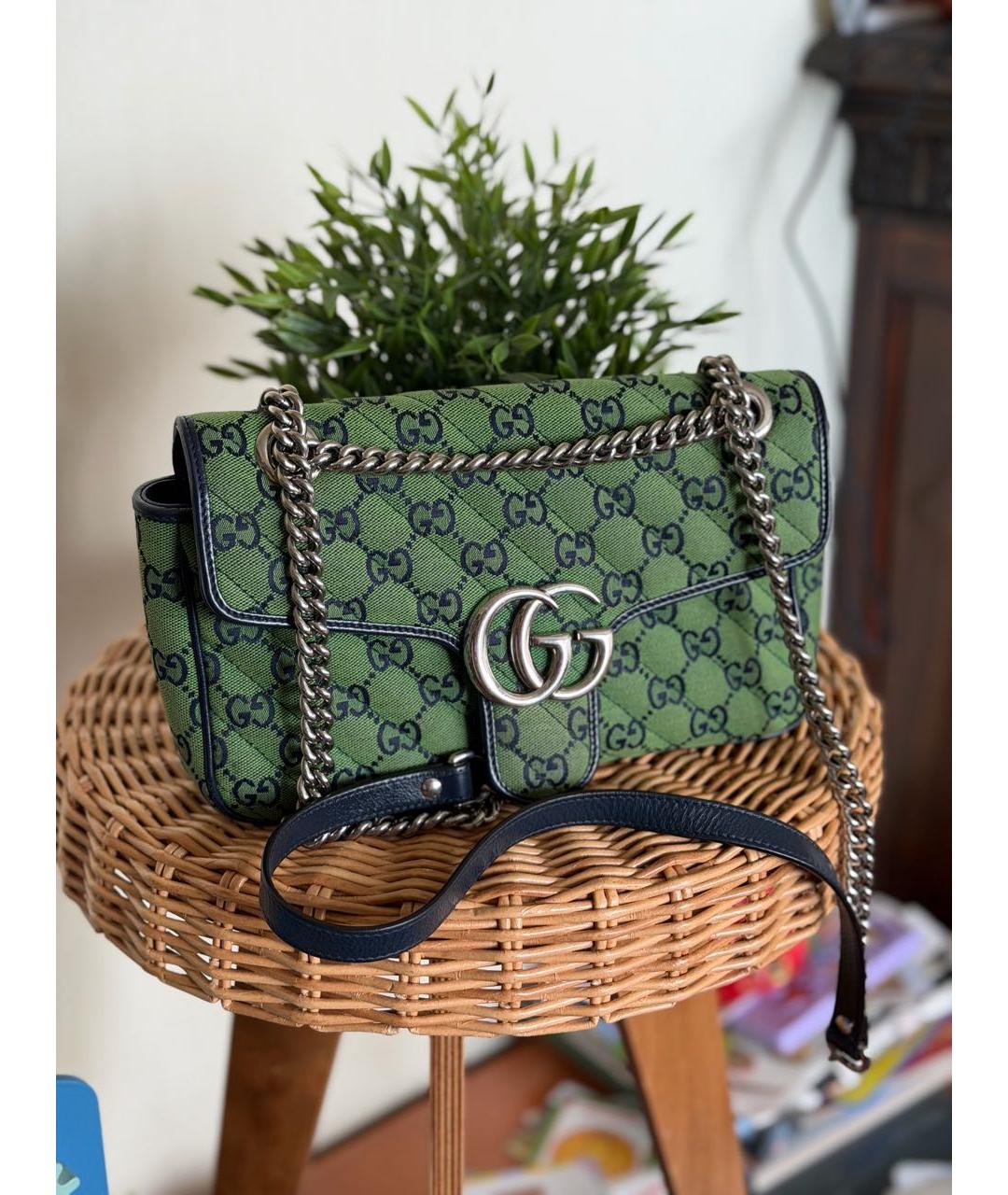 GUCCI Зеленая сумка через плечо, фото 2