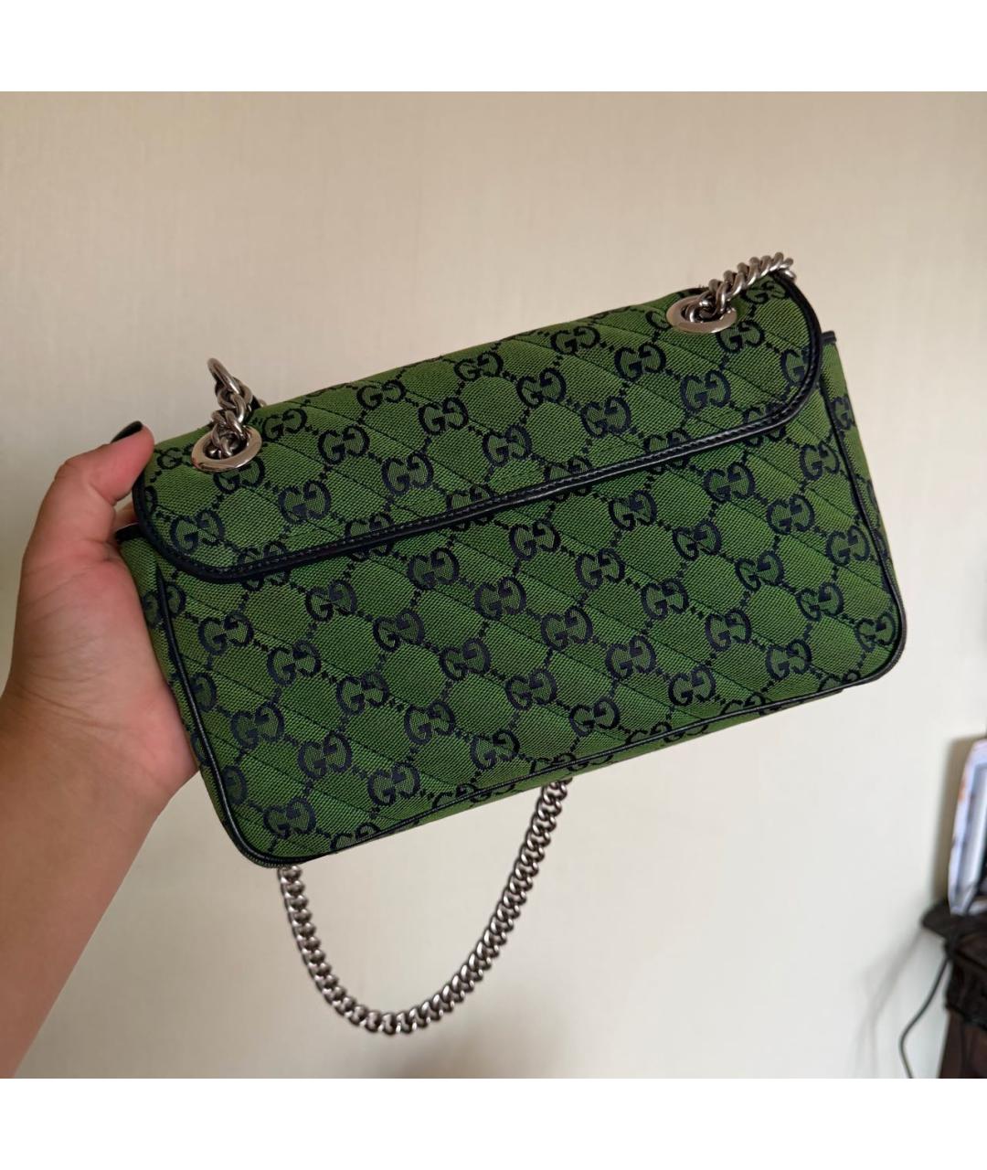 GUCCI Зеленая сумка через плечо, фото 3