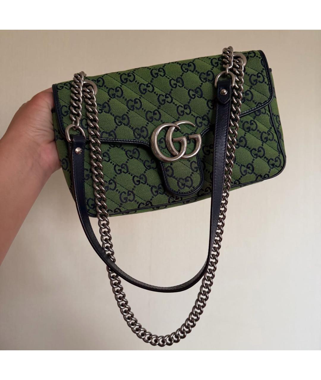GUCCI Зеленая сумка через плечо, фото 4