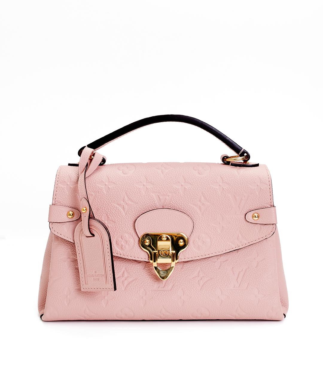 LOUIS VUITTON Розовая кожаная сумка с короткими ручками, фото 8