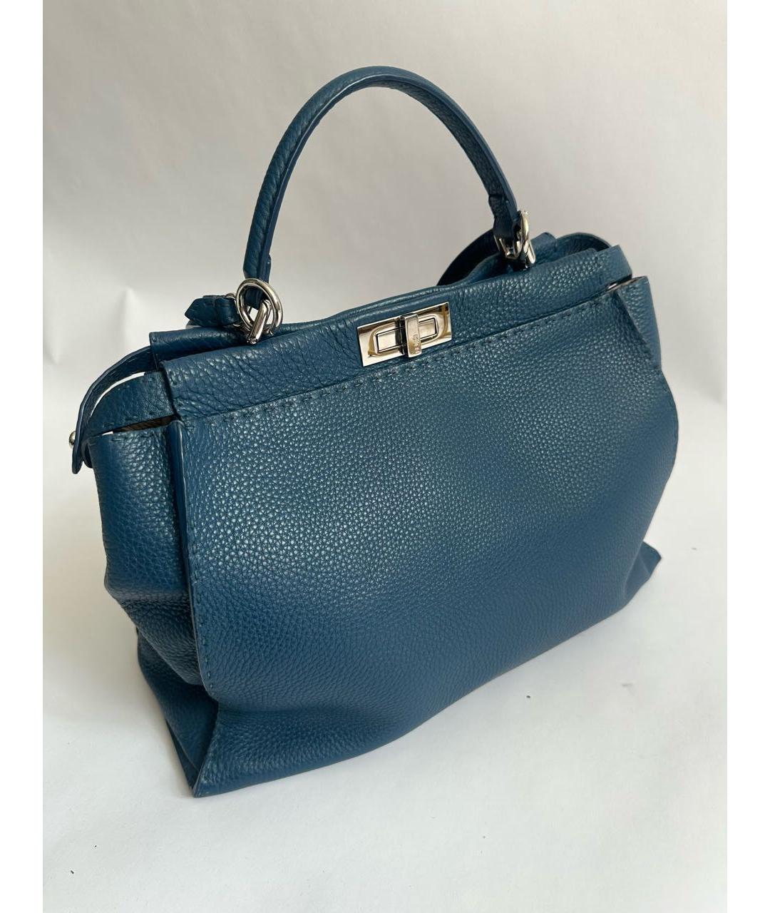 FENDI Кожаная сумка через плечо, фото 3