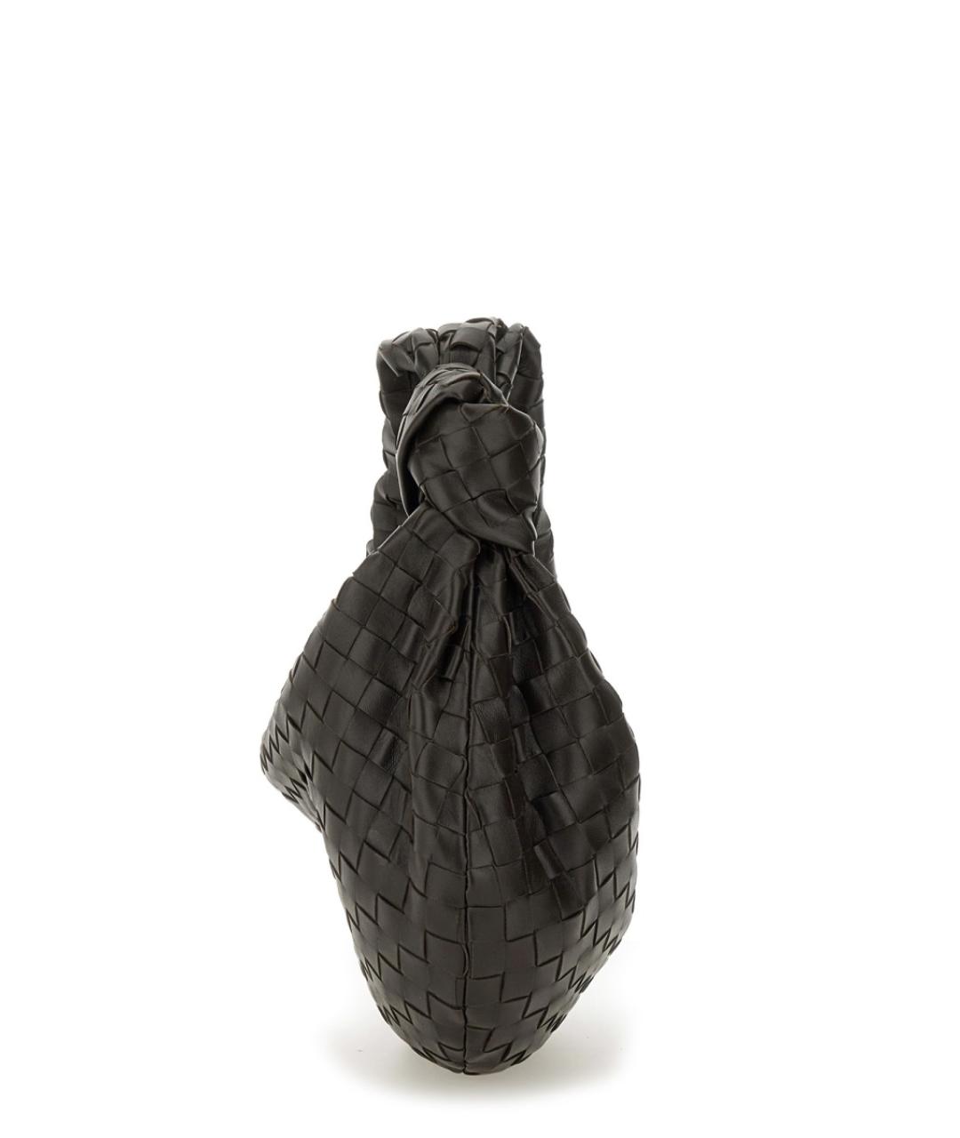 BOTTEGA VENETA Коричневая кожаная сумка через плечо, фото 9