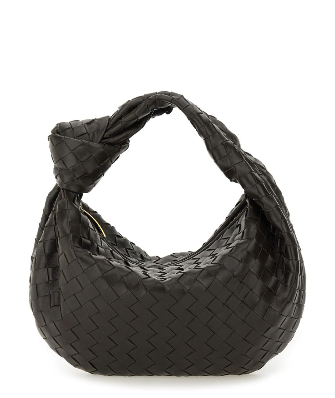 BOTTEGA VENETA Коричневая кожаная сумка через плечо, фото 3