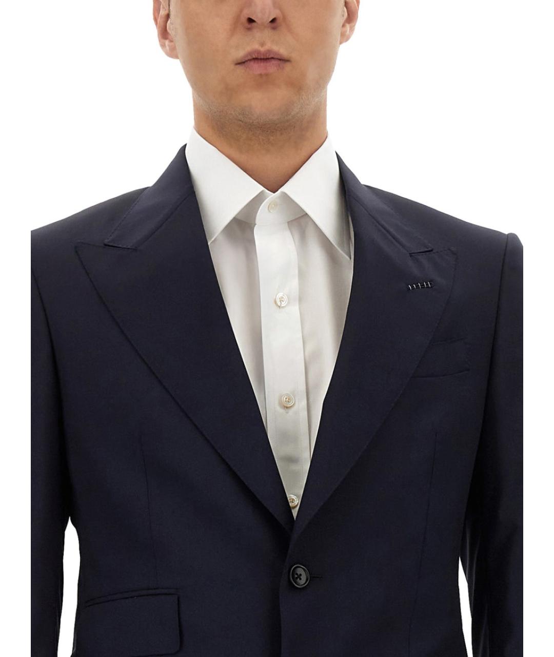 TOM FORD Синий классический костюм, фото 4
