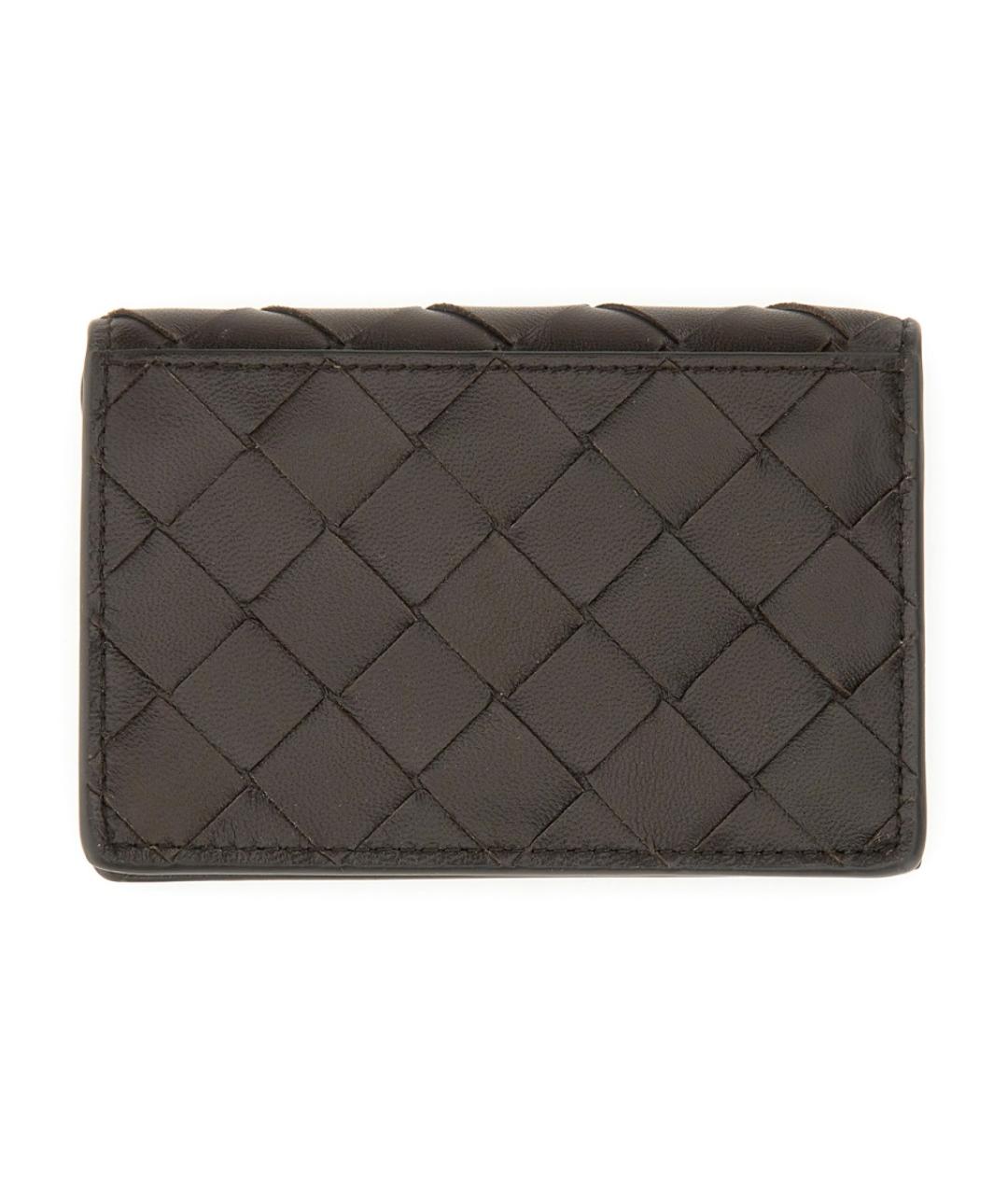 BOTTEGA VENETA Коричневый кожаный кошелек, фото 2