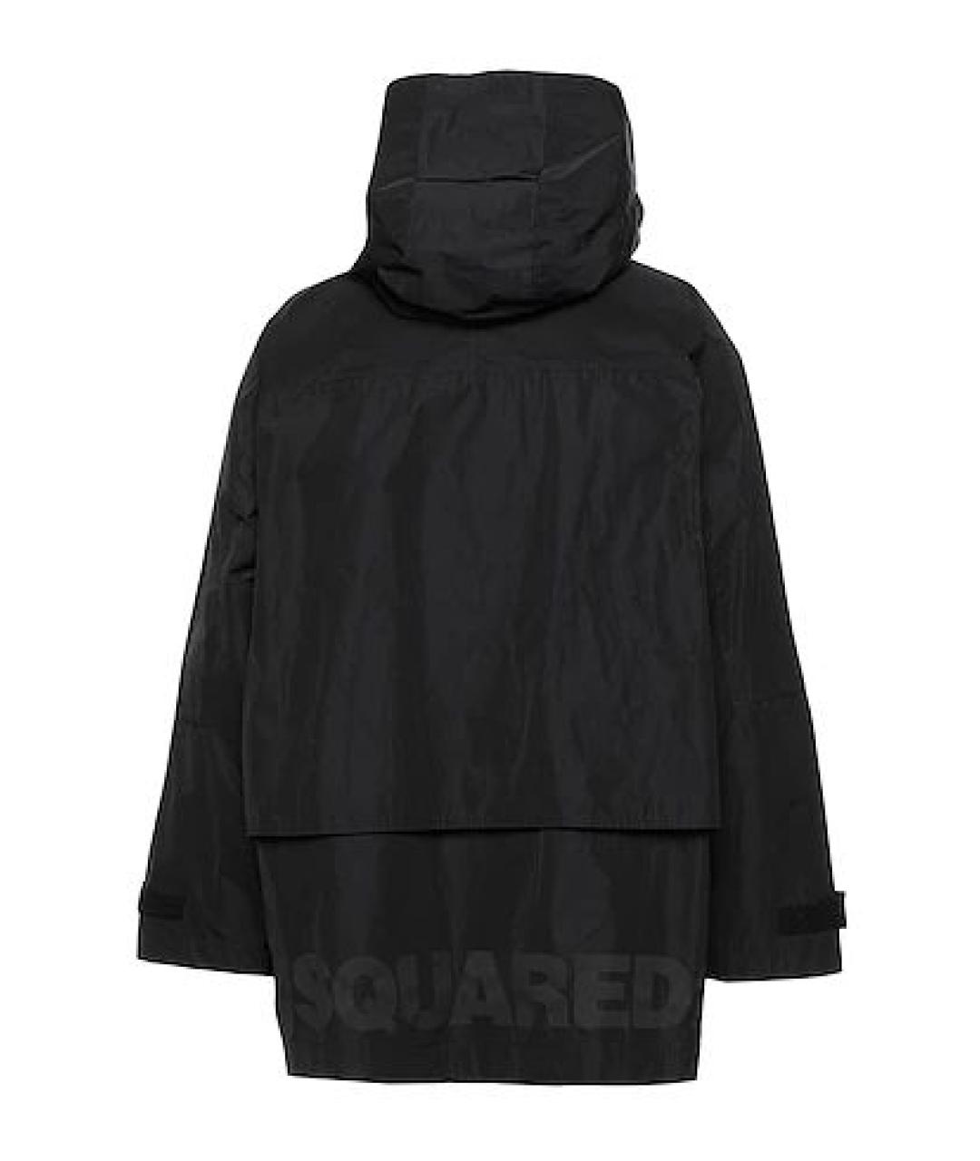 DSQUARED2 Черная синтетическая куртка, фото 2