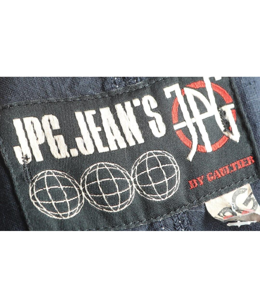 JEAN PAUL GAULTIER Темно-синее хлопковое повседневное платье, фото 7