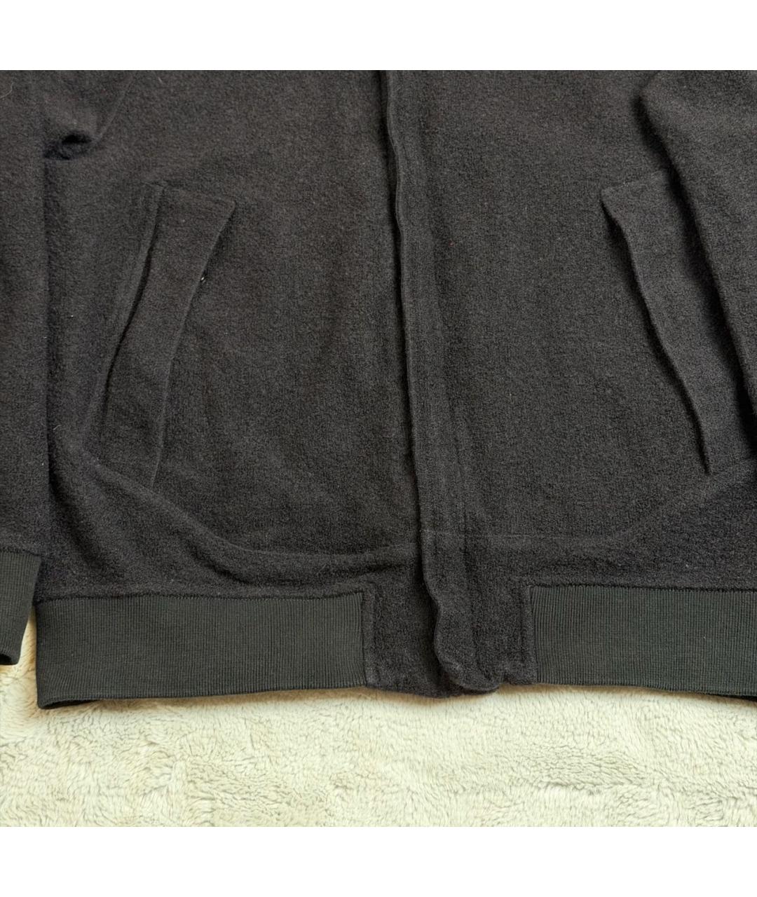 STONE ISLAND Черная шерстяная куртка, фото 4
