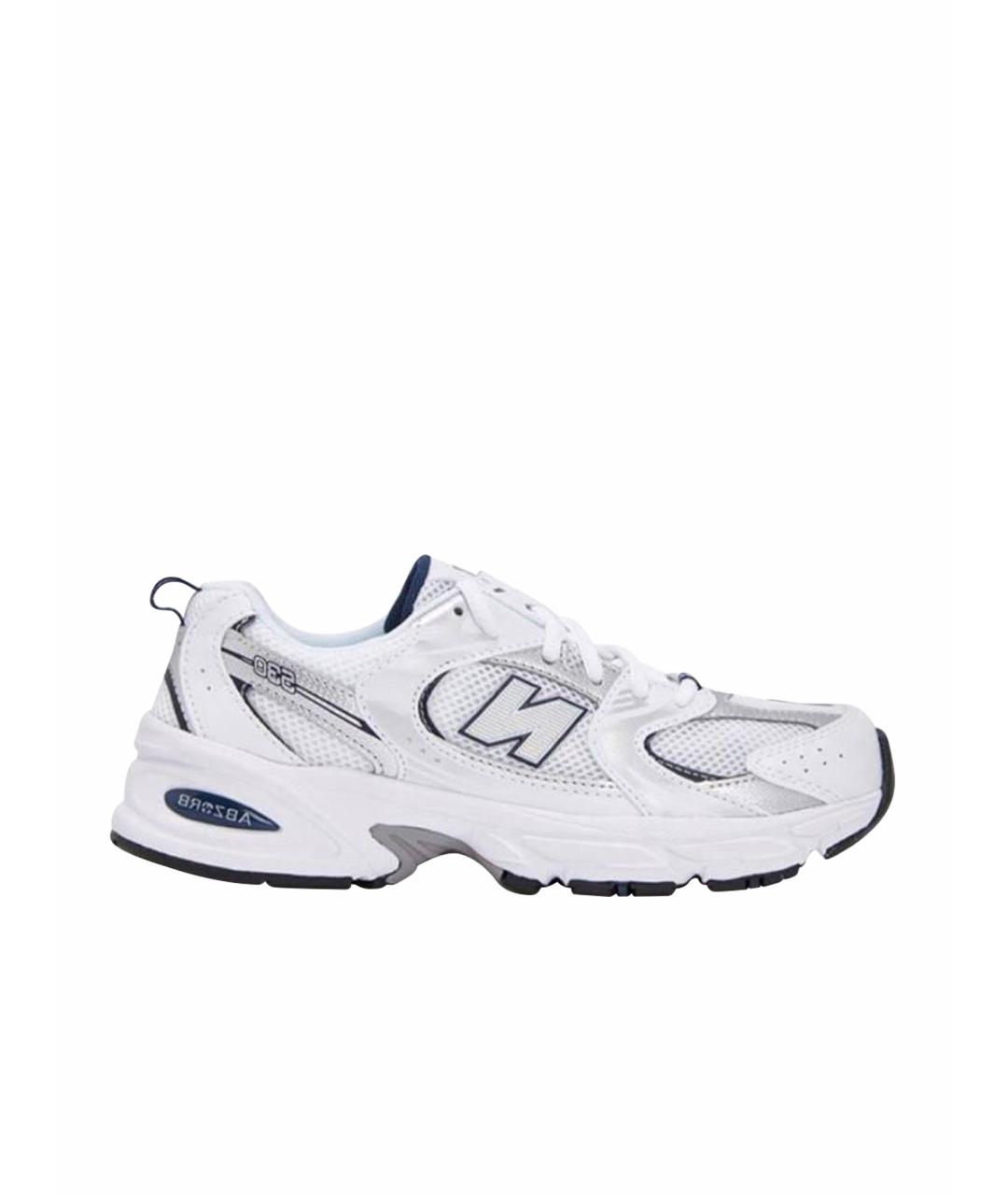 NEW BALANCE Белые кожаные кроссовки, фото 1