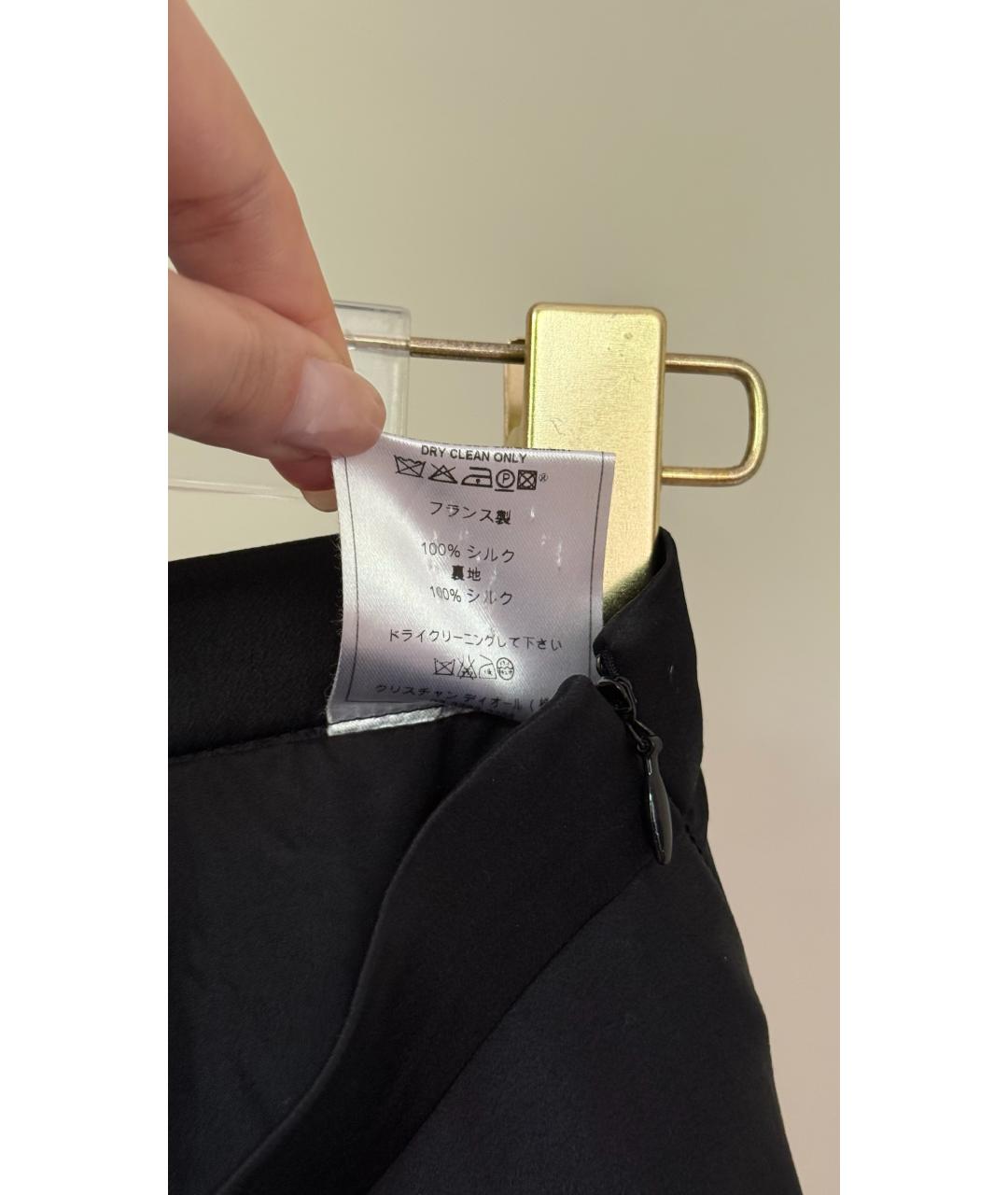 CHRISTIAN DIOR Черная юбка миди, фото 9