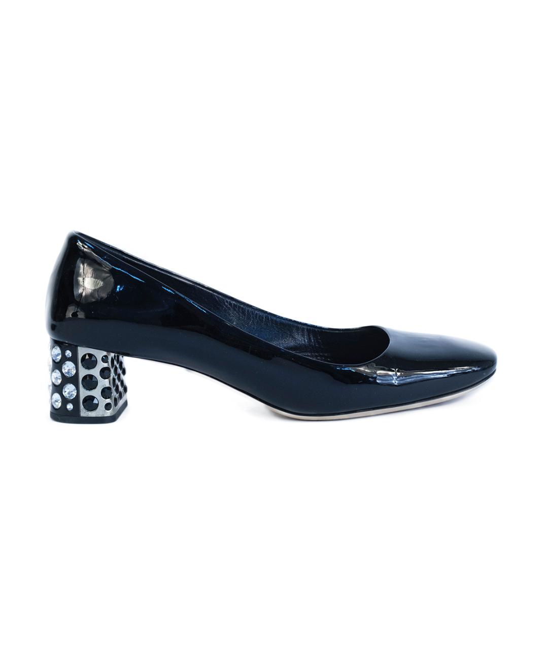 MIU MIU Черные кожаные туфли, фото 8