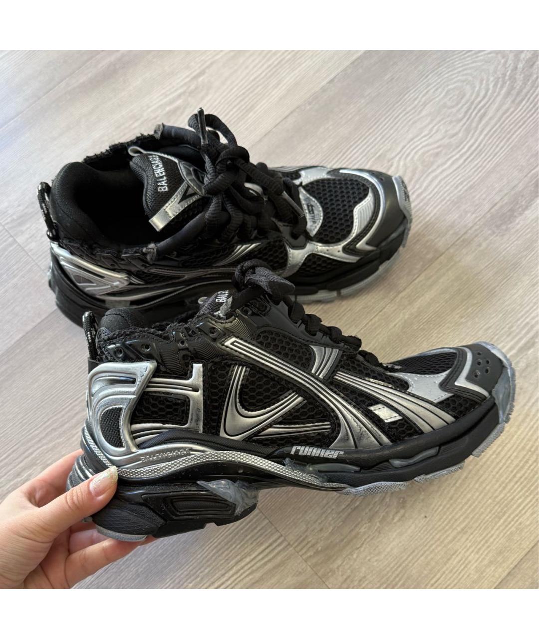 BALENCIAGA Черные кроссовки, фото 5
