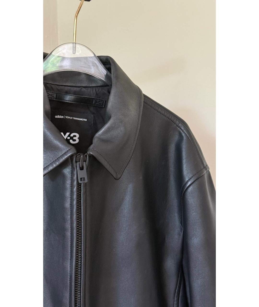 YOHJI YAMAMOTO Черная кожаная куртка, фото 5