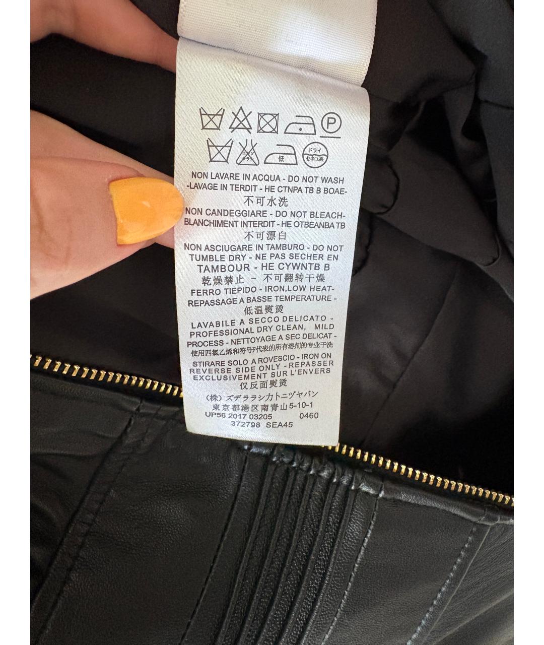 BALMAIN Черный кожаный комбинезон, фото 6