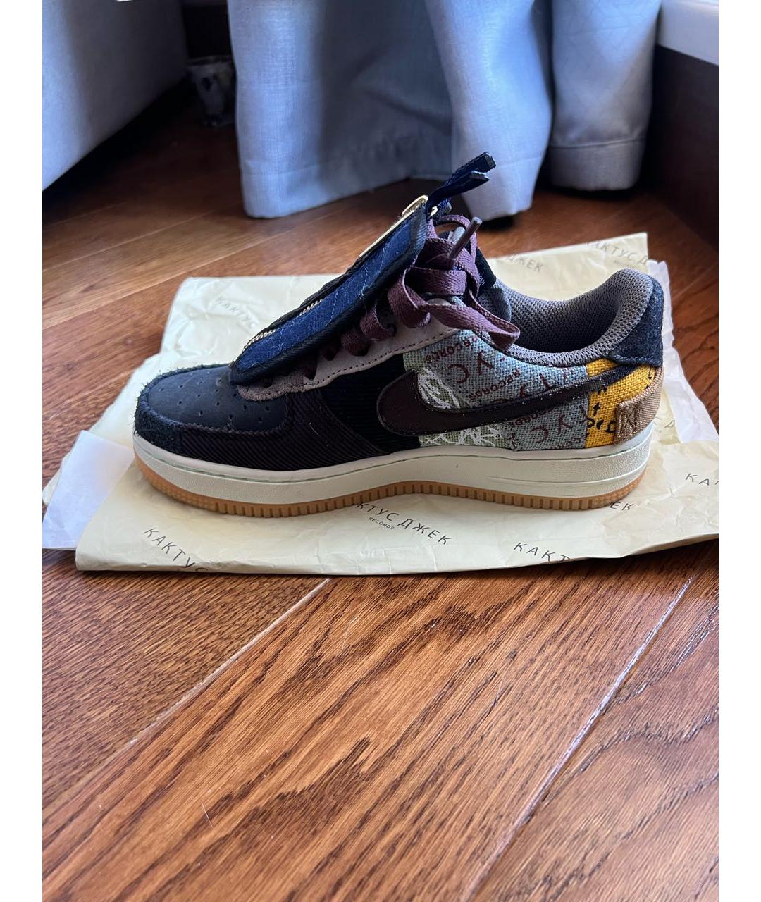 CACTUS JACK BY TRAVIS SCOTT Мульти текстильные кеды, фото 4