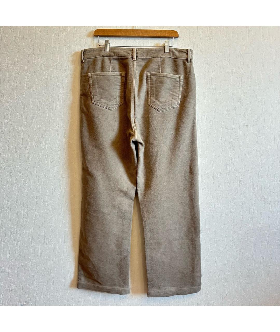 RICK OWENS DRKSHDW Бежевые хлопковые прямые джинсы, фото 2