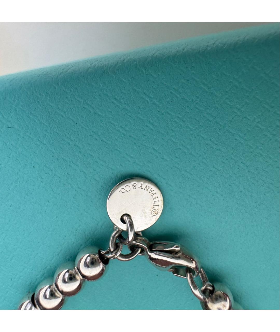 TIFFANY&CO Красный серебряный браслет, фото 3