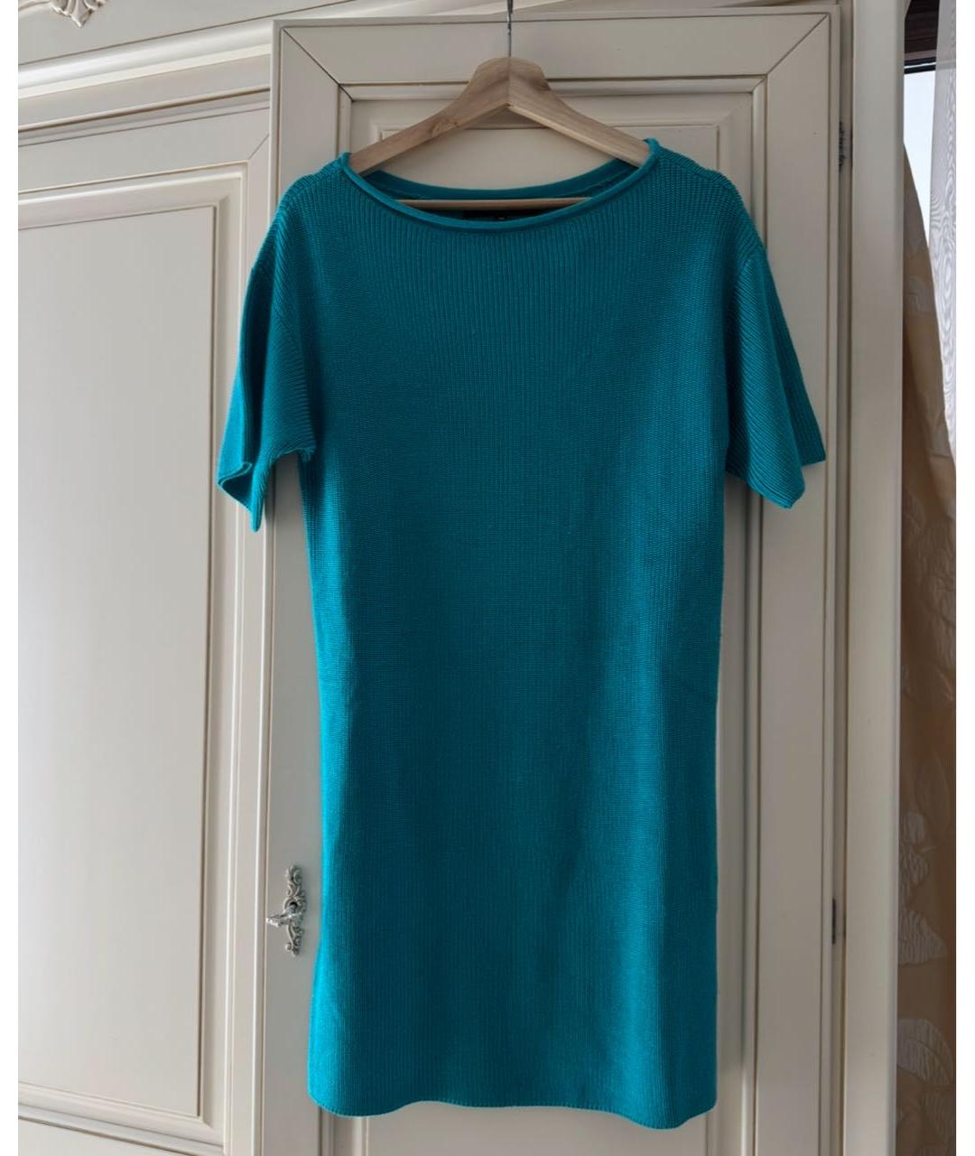 RALPH LAUREN Бирюзовое повседневное платье, фото 6