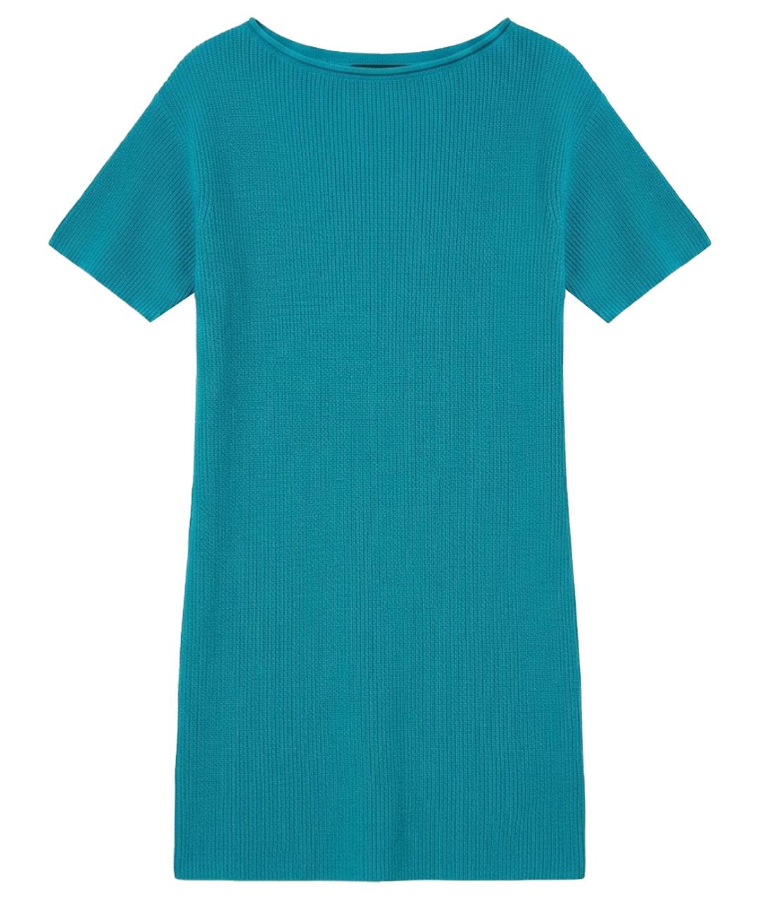 RALPH LAUREN Бирюзовое повседневное платье, фото 1