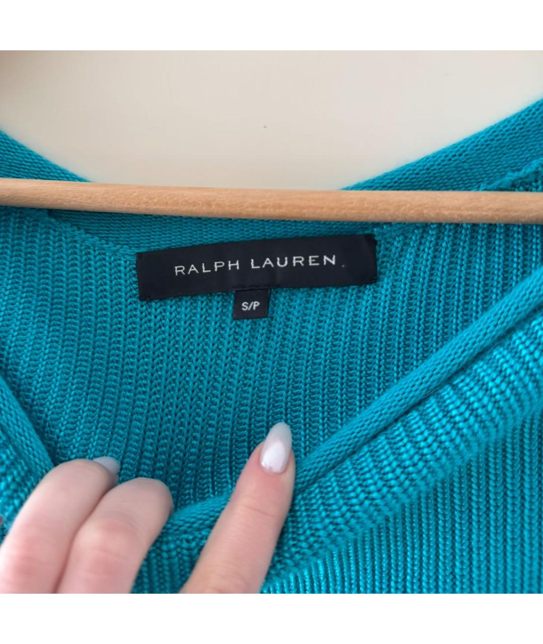 RALPH LAUREN Бирюзовое повседневное платье, фото 2