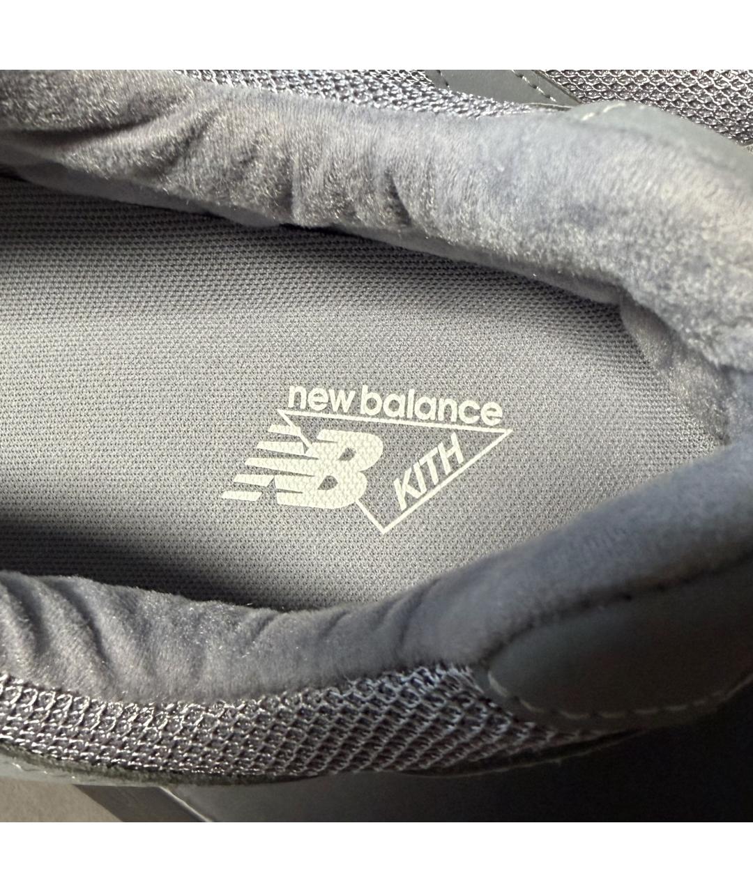 NEW BALANCE Серые замшевые низкие кроссовки / кеды, фото 6